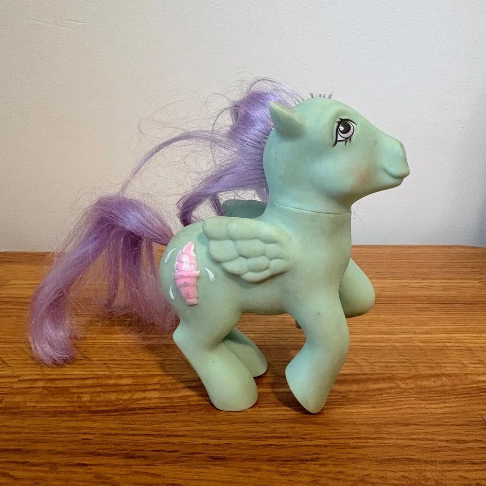 Hasbro My Little Pony G1 Sundae Best Peppermint Crunch Pegasus 1987 Vtg Green